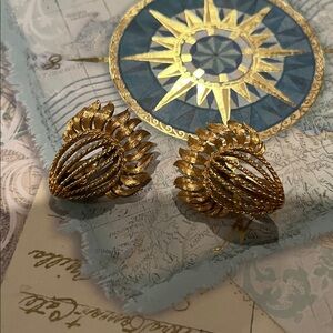 Monet clip-on earrings